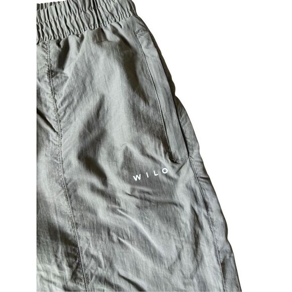 Wilo The Label Parachute Pants Joggers size L Sage Green Nylon - Picture 7 of 10